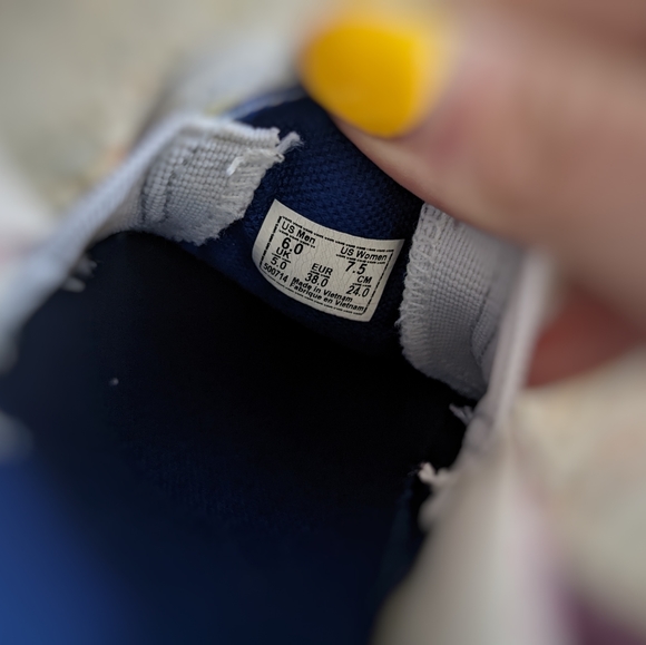 Vans Slip On Pinstripe Shoe 7.5 - Picture 4 of 12